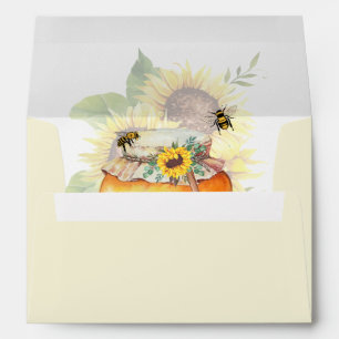Congrats on your honey bee baby announcement envelope