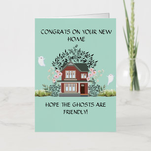 Congrats on your New Home, Funny Housewarming  Foil Greeting Card