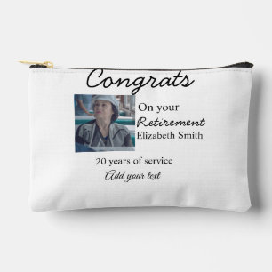 Congrats on your retirement add photo name date mi accessory pouch