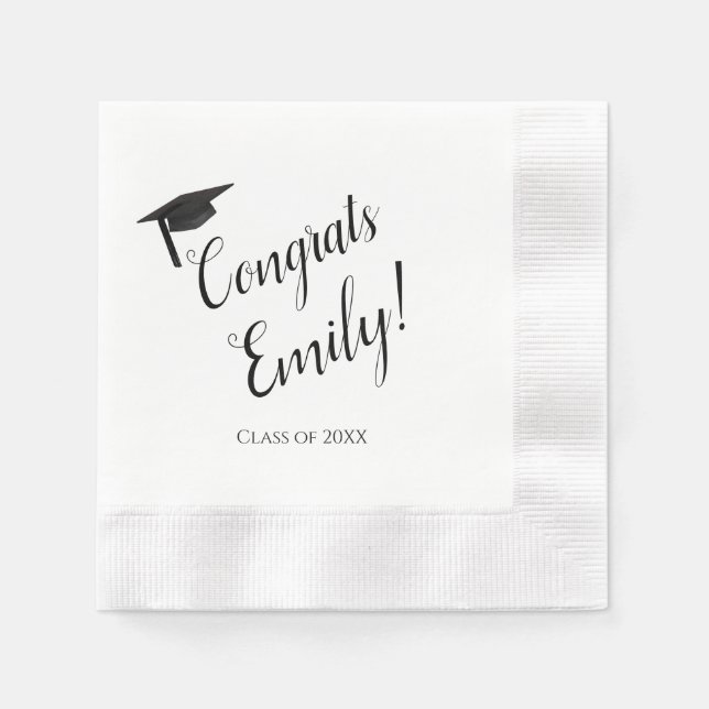 Congrats Personalized Graduation Napkins 2022 (Front)