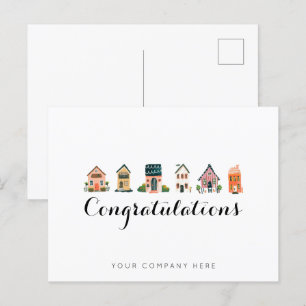 Congrats Real Estate New Homeowner Postcard