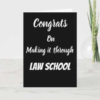 Congrats sur le faire par la carte d'école de