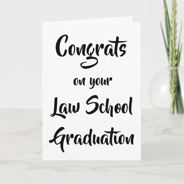 Congrats sur votre carte d'obtention du diplôme (Devant)