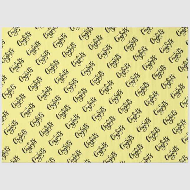 Congrats Tissue Paper (Front)