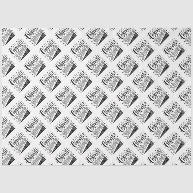 Congrats Tissue Paper (Front)