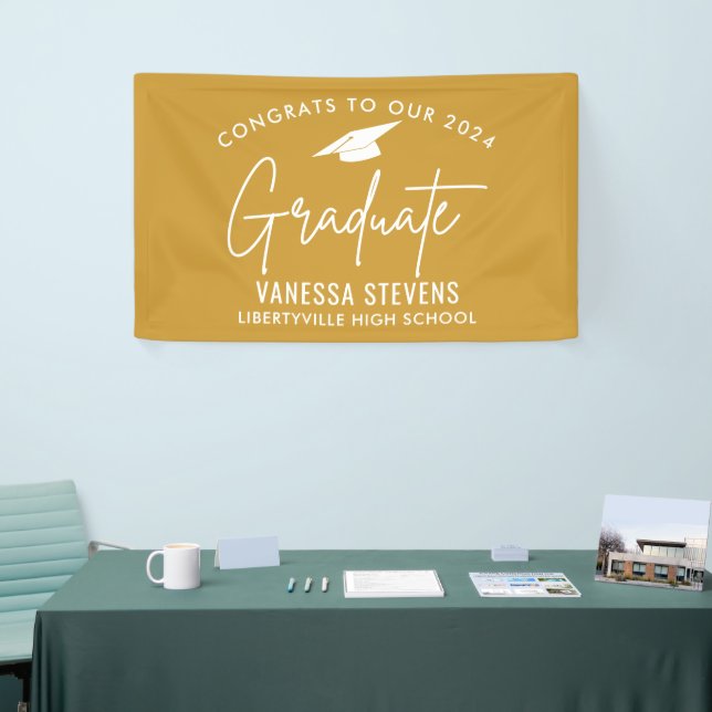 Congrats to Our 202X Graduate Gold  Banner (Tradeshow)