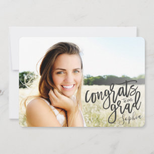 CONGRATS TO OUR GRAD SCRIPT GRADUATION ANNOUNCEMENT