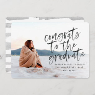 Congrats to the grad graduate announcement