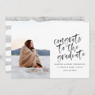 Congrats to the grad graduate announcement