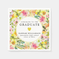 Congrats to the Grad Yellow Daffodil Heart