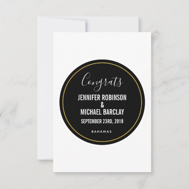Congrats Wedding Template (Front)