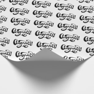 Congrats Wrapping Paper