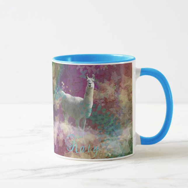 Congratuations Katy - Llama Blizzard Mug (Right)