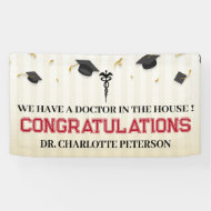 Congratulation Doctor Medical School Graduation Banner
