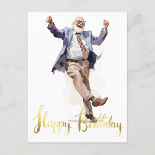 Congratulation Happy grandfather Personalized Postcard