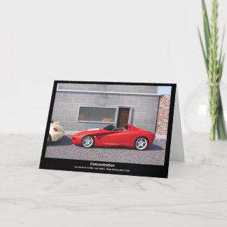 Congratulation on your driver's license (English) Card