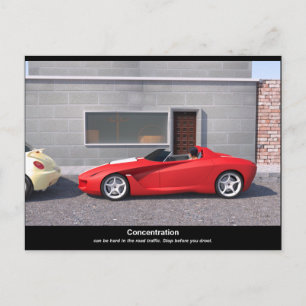 Congratulation on your driver's license (English) Postcard
