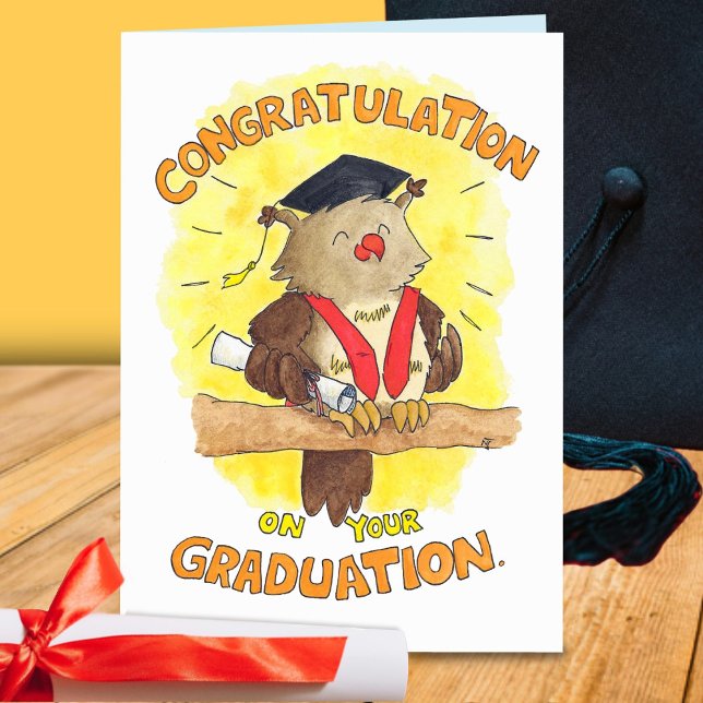 Congratulation on your graduation greeting card (Creator Uploaded)