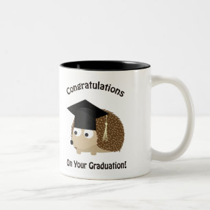 Congratulation on Your Graduation Hedgehog Two-Tone Coffee Mug