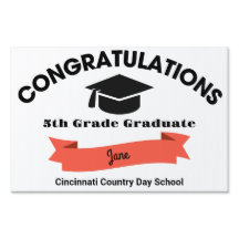 Congratulations 5th Grade Graduate
