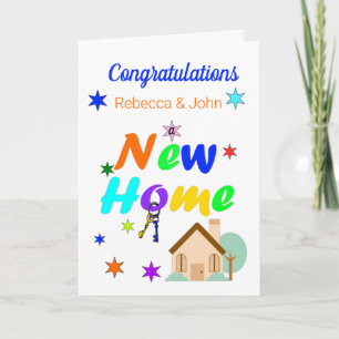 Congratulations A New Home Card