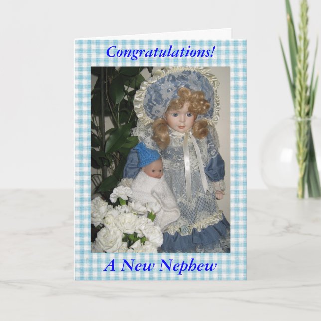 Congratulations a New Nephew Card (Front)