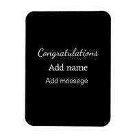 Congratulations add name message simple graduate 