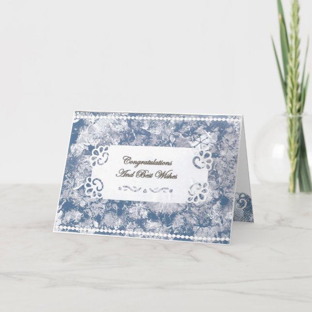 Congratulations and Best Wishes Card (Front)