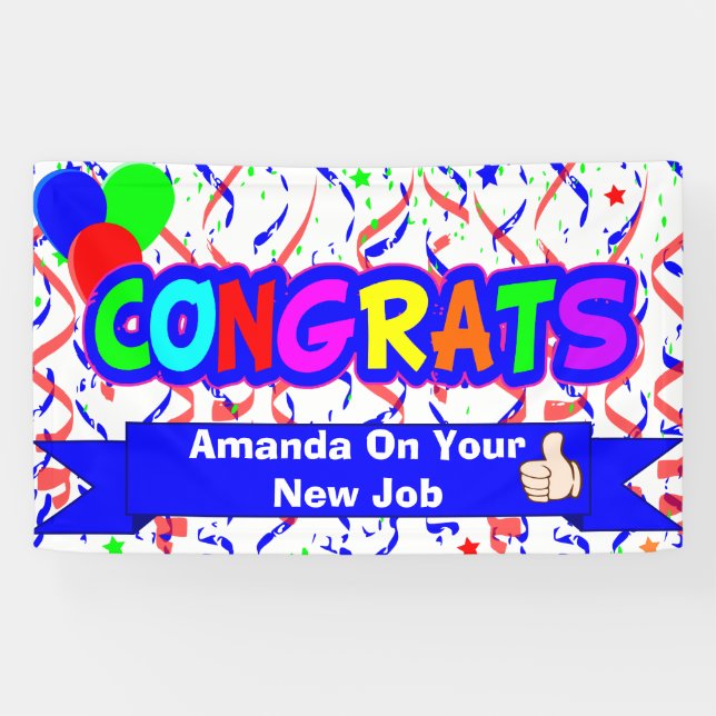Congratulations Banner (Horizontal)