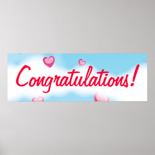 Congratulations Banner Poster