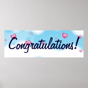 Congratulations Banner Poster