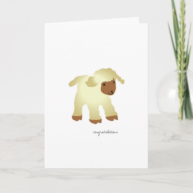 Congratulations-Baptism Greeting Card (Front)