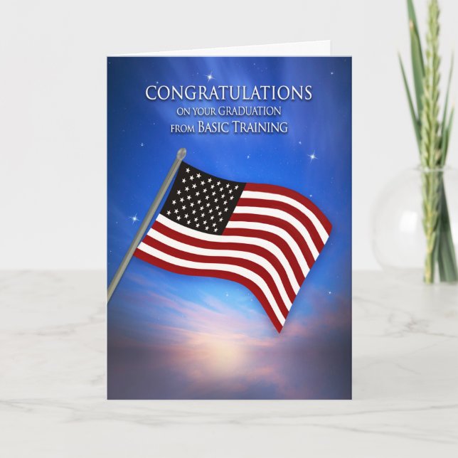 Congratulations, Basic Training Graduation Card (Front)