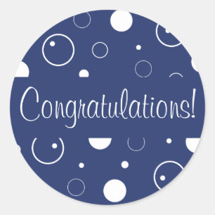 Congratulations Bubbles Envelope Seal