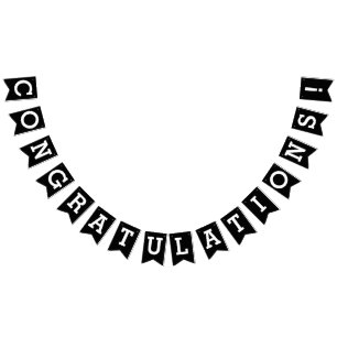 Congratulations! Bunting Flags