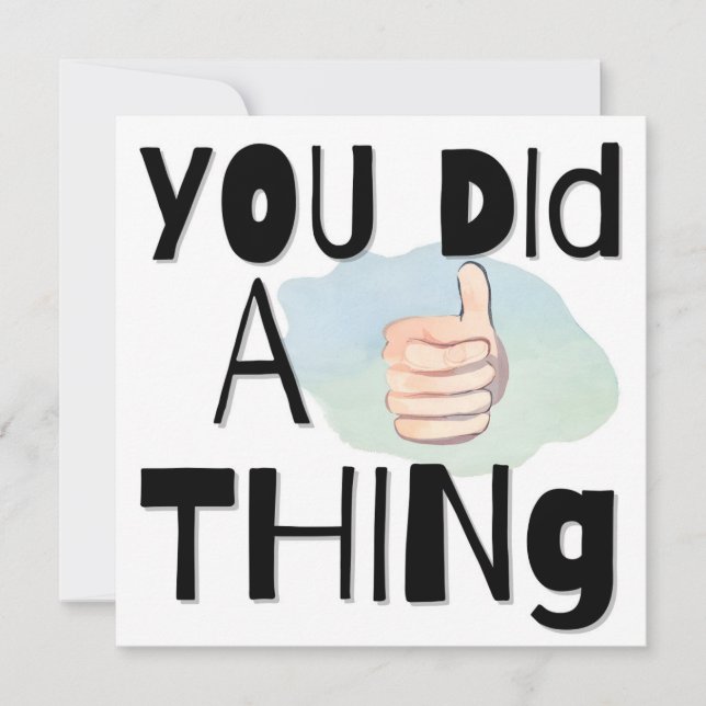 Congratulations Card (Front)