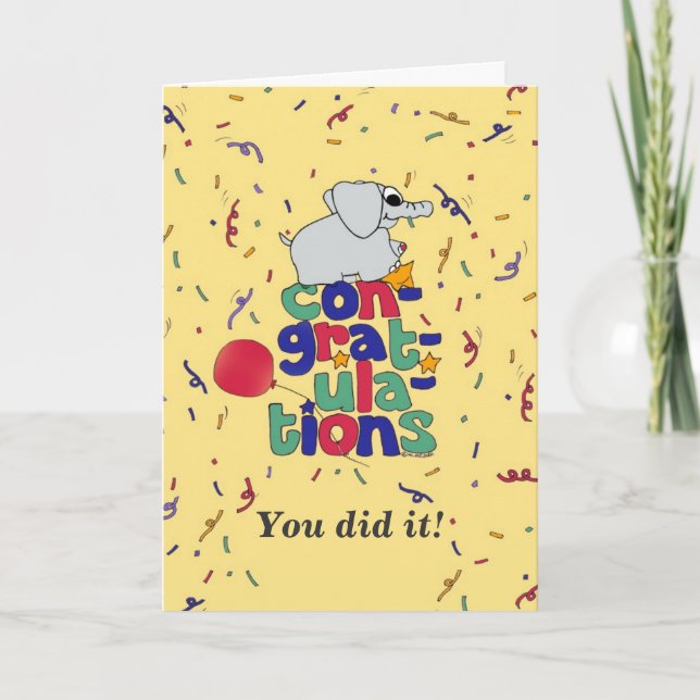 Congratulations Card (Front)