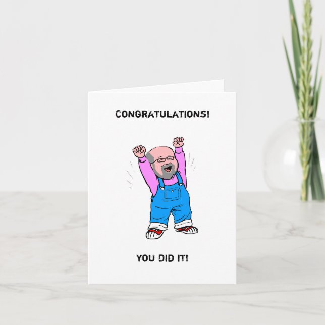 Congratulations! Card (Front)