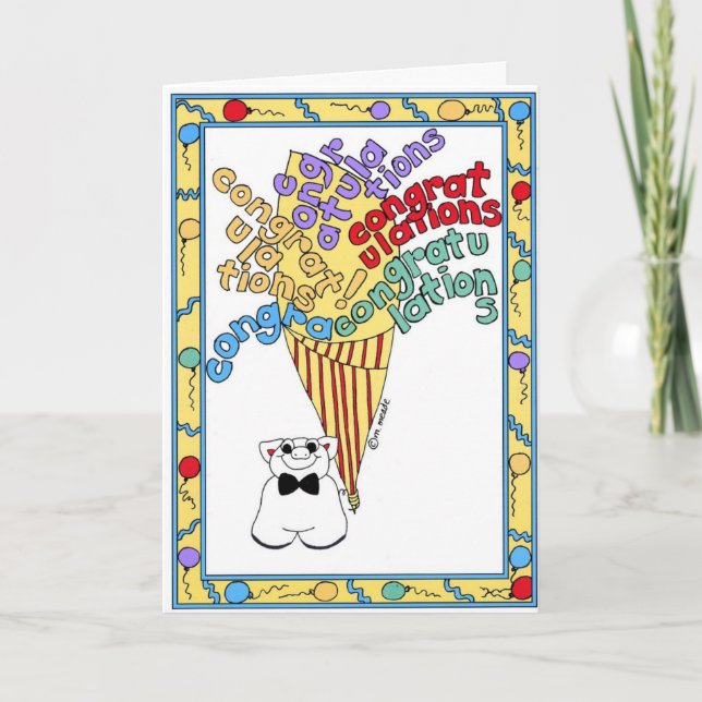 CONGRATULATIONS  Card (Front)