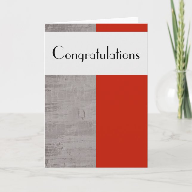 Congratulations! Card (Front)