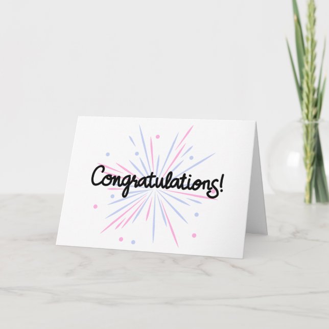 Congratulations Card (Front)