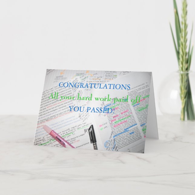 CONGRATULATIONS CARD (Front)