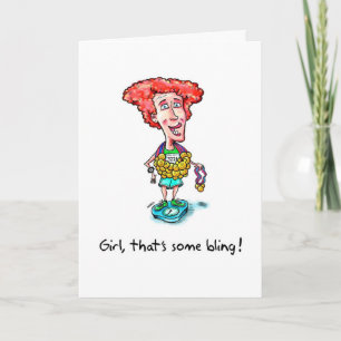 Congratulations Card for Marathoner - Bling