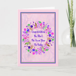 Congratulations Card for New Mother & Father