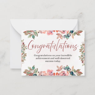 Congratulations Celebration Invitation Card
