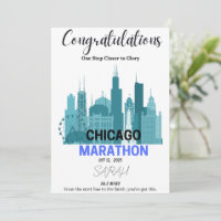 Congratulations Chicago Marathon 2025 Runner Gift