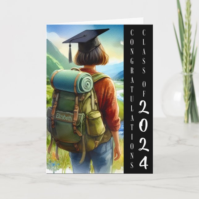 Congratulations class of 20xx Graduation Card (Front)