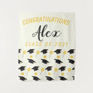 Congratulations Class Of Graduate Customize Name   Tapestry