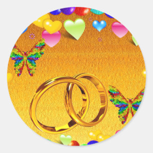 Congratulations_ Classic Round Sticker