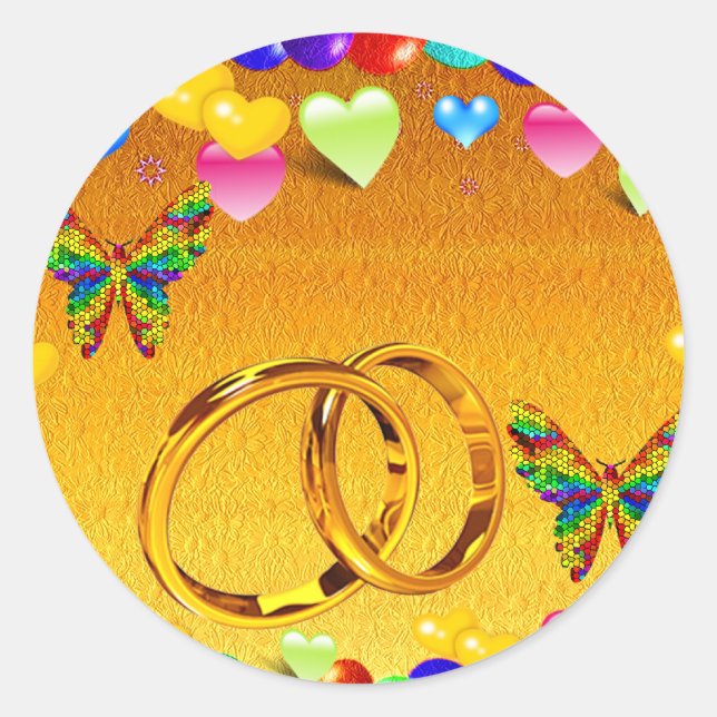 Congratulations_ Classic Round Sticker (Front)